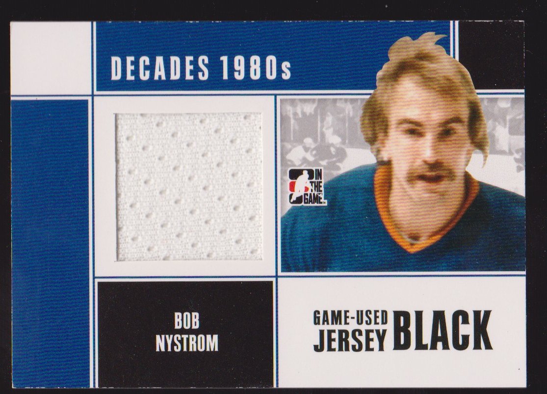 (image for) 2010-11 ITG Decades 1980s Jerseys Black #M07 Bob Nystrom